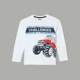 Fame Forever by Lifestyle Boys White Cotton Graphic T-Shirt-picture-23