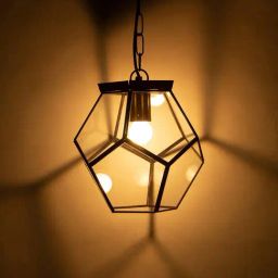 Home4U Dritan Brown Mild Steel Hanging Lamp-image-67