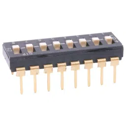 E-SWITCH DIP SWITCH, 10CKT, SPDT, 0.025A, 24V, TH, KAD10LHGT-picture-11