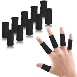 Serveuttam Black Summer Sports Finger Sleeves, BB-8984 (Pack of 10)-image-67