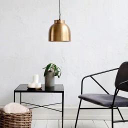 Home4U Orbi Gold Brass Hanging Lamp Large-image-72