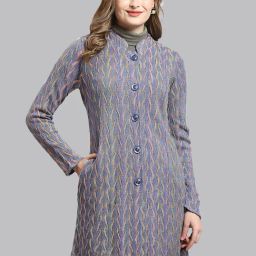 Monte Carlo Purple Wool Embroidered Coat-image-26