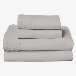 Modern Threads Dove Grey Microfibre King Bedsheet Set-9