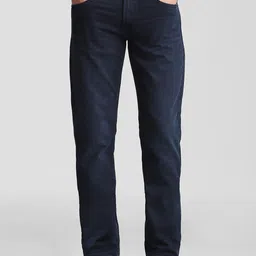 Mufti Men Straight Fit Mid-Rise Stretchable Jeans-image-13