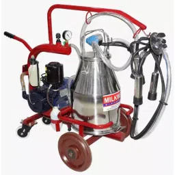Milkwell 0.75 HP 1440 RPM Single Bucket Super Portable Type Milking Machine MWT1- SUPER-image-14