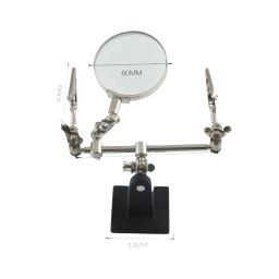 60mm Welding Fixture With Magnifier Glass Multifunctional Fixture Portable Welding Fixture With Magnifying Glass Adjustable Welding Fixture For Precise Work Versatile Welding Fixture With Integrated Magnifying Glass - RS656660mm Welding Fixture With Magnifier Glass Multifunctional Fixture Portable Welding Fixture With Magnifying Glass Adjustable Welding Fixture For Precise Work Versatile Welding Fixture With Integrated Magnifying Glass - RS6566 image 3