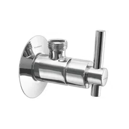 PLUMBER NETTO Wall Mounted Chrome Finish Wall Mounted Angle Cock, NTO-0507-14