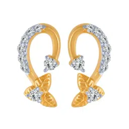 P.C. Chandra Jewellers 18 kt Gold & Diamond Earrings-picture-10