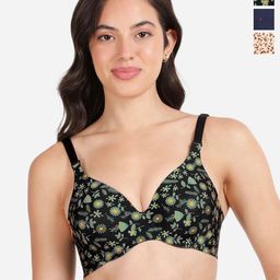 shyaway Floral Bra Medium Coverage Underwired Lightly Padded-57