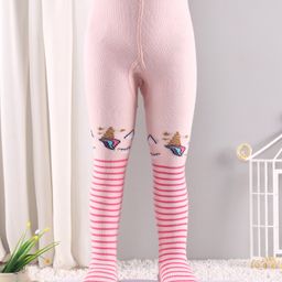 Cute Walk by Babyhug Anti Bacterial Tights Unicorn Design - Pink-image-33