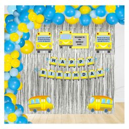 Untumble Wheels on the Bus Foil Birthday Kit - Multicolour-image-67