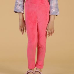 Tales & Stories Solid Leggings - Pink-image-45