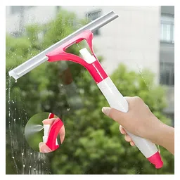 COZY VIBES Glass Wiper Car Window Cleaner Easy Glass Wiper Window Cleaning Wiper Spray Bottle Sprayer Glass Cleaning for Bathroom Tiles,Table-PACK OF 1-COLOR MAY AVRY-picture-45