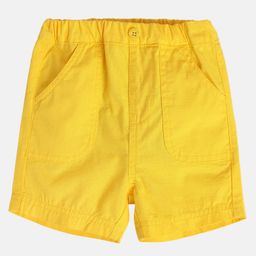 MINI KLUB Cotton Solid Shorts - Mustard-picture-23
