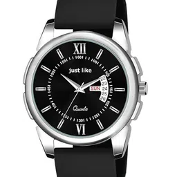 JUST LIKE Men Dial & Straps Analogue Watch 883 black day and date-46