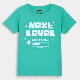 RASPY Boys Typography Printed Pack Of 3 Round Neck Pure Cotton Regular Fit Tshirt-picture-29