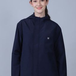 HOUSE OF VEDAS Waterproof Hooded Rain Jacket-image-75