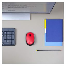 Logitech M171 Wireless Mouse- Red image 3
