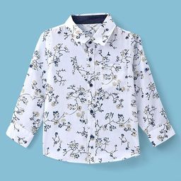Infinity Boys Tailored Fit Floral Opaque Printed Casual Shirt-image-56