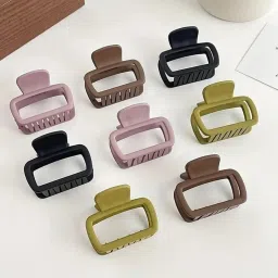 Korean Big Matte Hair Clip Claw Clutcher for Thick and Thin Women and Girls Hair Claw-image-59