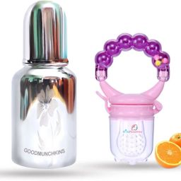 Stainless Steel Feeding Bottle with Fruit Feeder 304 Grade Steel /Jointless- Stainless Steel-picture-21