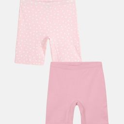mackly Girls Pack Of 2 Printed Regular Fit Mid-Rise Shorts-image-0