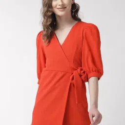 Sera Red Mini Dress-image-76