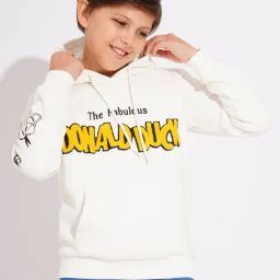 Jack & Jones Junior Boys White Cotton Blend Typography Sweatshirt-image-50