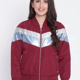 Duke Maroon Slim Fit Jacket-image-19