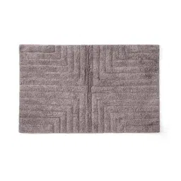 Home4U 'Vivian' Grey 100% Cotton Extra Large Bath Mat - Set of 1-33