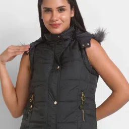 Spykar Black Regular Fit Jacket-image-26