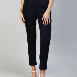 Rigo Blue Slim Fit Mid Rise Pants-image-10