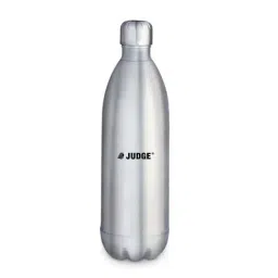 JUDGE Silver Stainless Steel Vaccum Insulated Water Bottle (1 L)-95