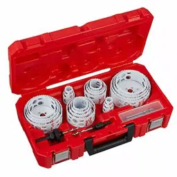 Milwaukee Hole Saw Kit Saw Range 1-1/2 to 4-1/2 inch, 3EJD9-image-29