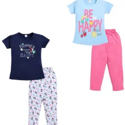 Todd N Teen Kids Multi Cotton Printed T-Shirts & Pajamas Set-picture-24