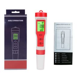EZ9908Green Backlight Water Tester pH/TDS/EC/Temperature Water Test Kit 4-in-1 Water Quality Tester Multifunction Water Quality Meter - RS6572EZ9908Green Backlight Water Tester pH/TDS/EC/Temperature Water Test Kit 4-in-1 Water Quality Tester Multifunction Water Quality Meter - RS6572-1