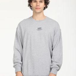 Levi's Grey Cotton Regular Fit Sweatshirt-picture-17
