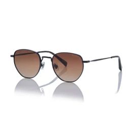 Shisen Fox Dark Brown Round Unisex Sunglasses-picture-14