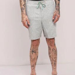 Showoff Grey Cotton Relaxed FitShorts-10