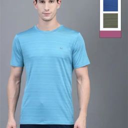 Force NXT Multicolored Regular Fit Sports T-Shirt - Pack Of 3-image-79