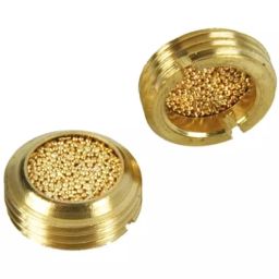Legris 0677 Series Pneumatic Silencer Brass 12 Bar Threaded G 3/8 Male, 0677 00 17 (Pack of 10 Pcs)-picture-1