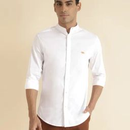 ANDAMEN White Regular Fit Shirt-13