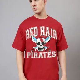 Free Authority Maroon Cotton Oversized Printed T-Shirt-picture-28