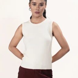 Zink London Off White Solid Top-image-63