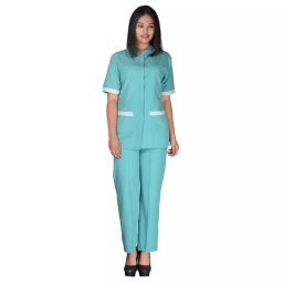 SARAF Sea Green Nurse Dress/Uniform Size:- M, 7401-36