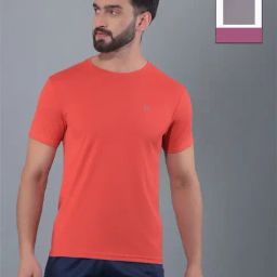 Force NXT Red & Grey Regular Fit Sports T-Shirt - Pack Of 2-image-98