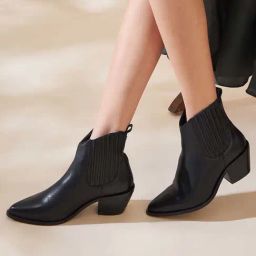 Peach Flores Women's Amelia Black Casual Boots-image-28