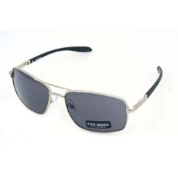 STEVE MADDEN Grey Square UV Protection Sunglasses for Men-image-76