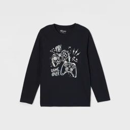 Fame Forever by Lifestyle Boys Navy Cotton Graphic T-Shirt-image-42
