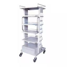 JAIN SURGICAL Monitor Trolley Epoxy Powder Coated, JSH-115-picture-11